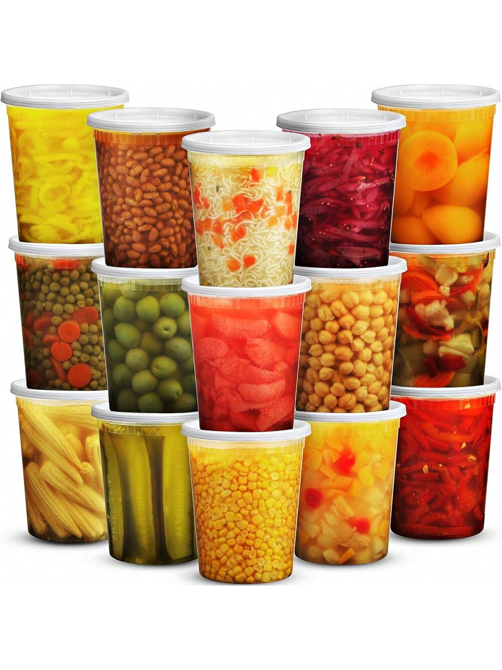 Meal Prep Day - 24 Pak 32oz wadah Deli dengan