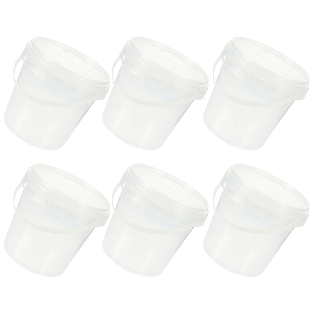 Meal Prep Rice - 6 Buah Wadah Makanan Plastik Transparan