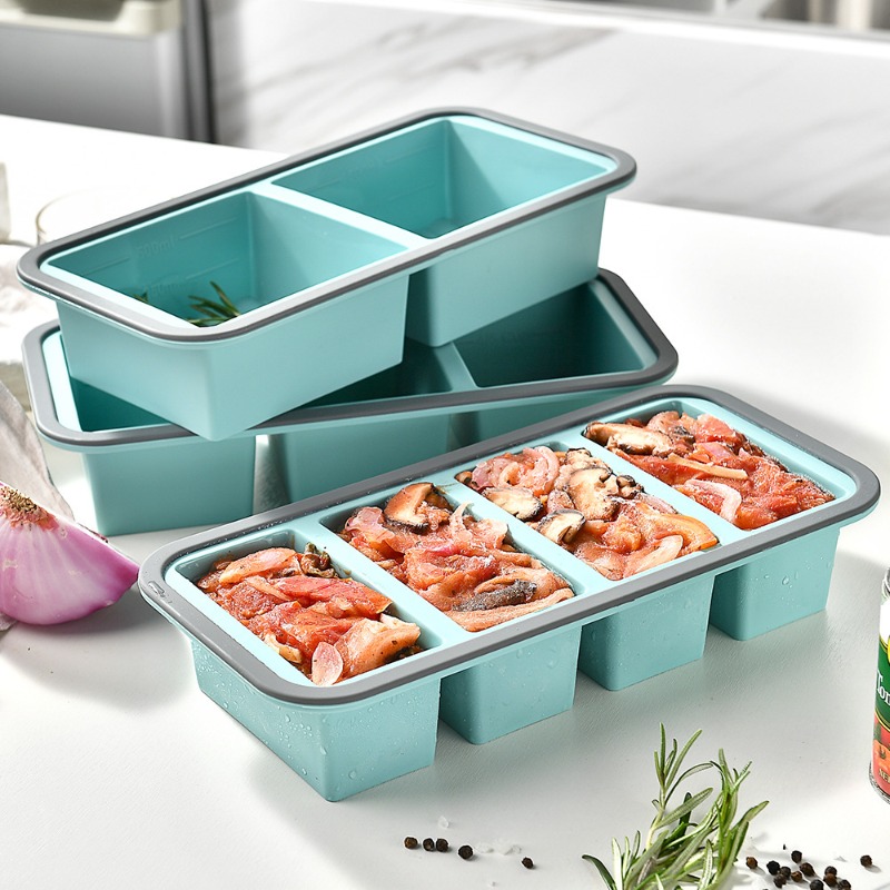 Meal Prep Freezer - Cetakan Es Batu Besar - Wadah