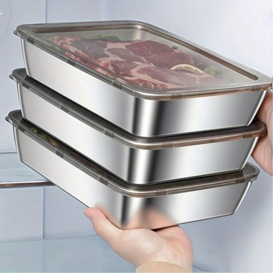 Meal Prep Easy - 6pcs (3 Kotak + 3 Tutup)