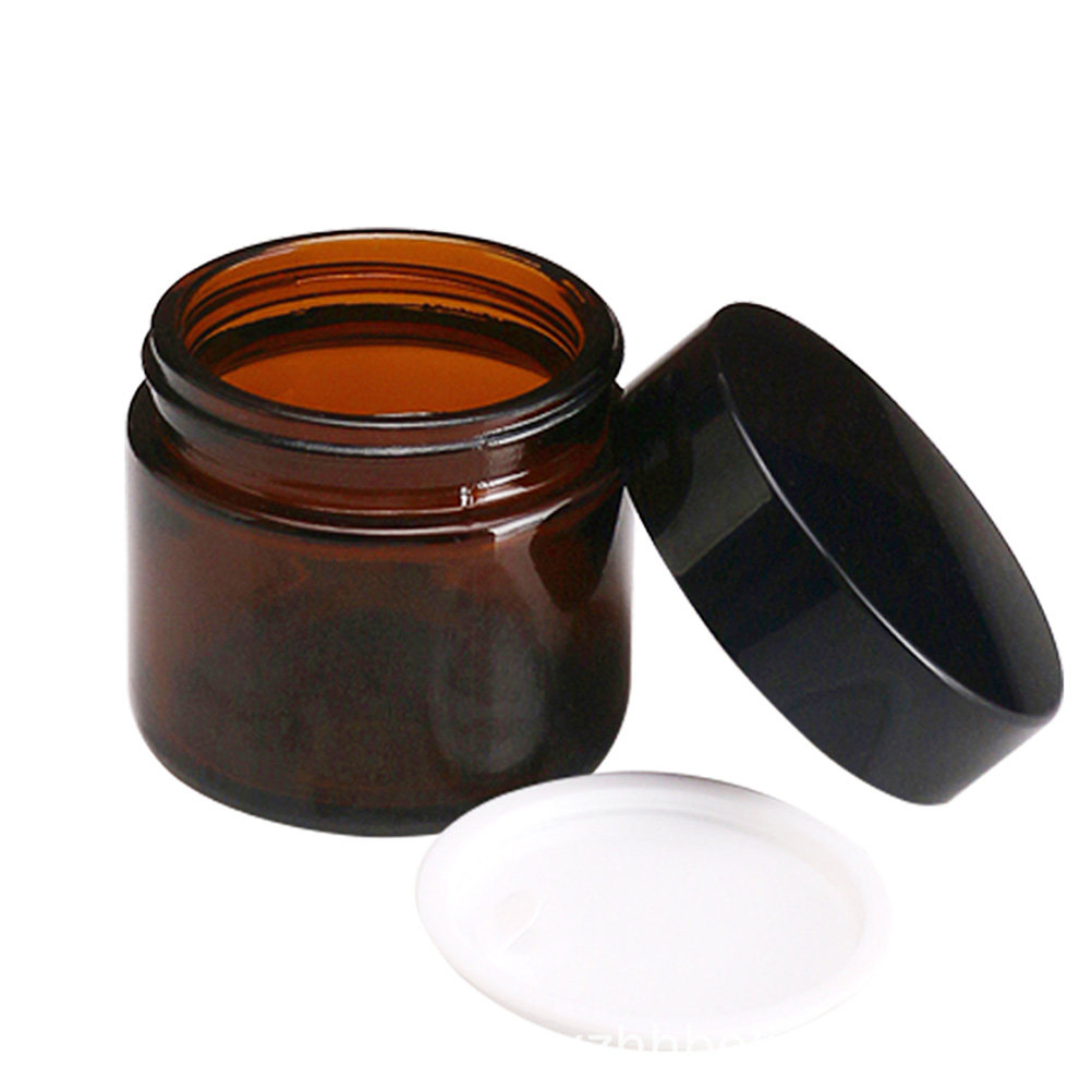 Glass Container Set - 6Pcs Set Botol Makeup Kosong Kaca