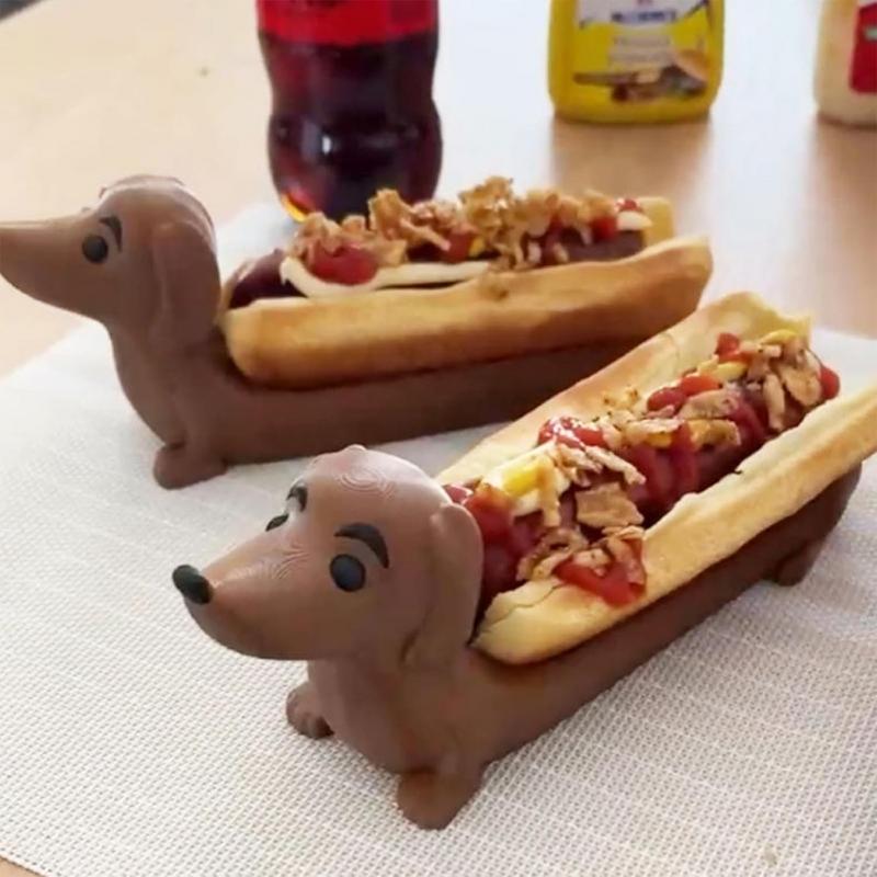 Meal Prep Easy - Nampan Dachshund Hot Dog Nampan Saji