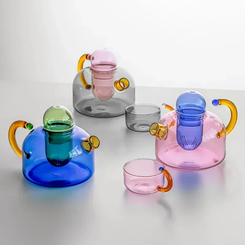 Glass Container Set - 1 Buah Teko Kaca Tahan Panas