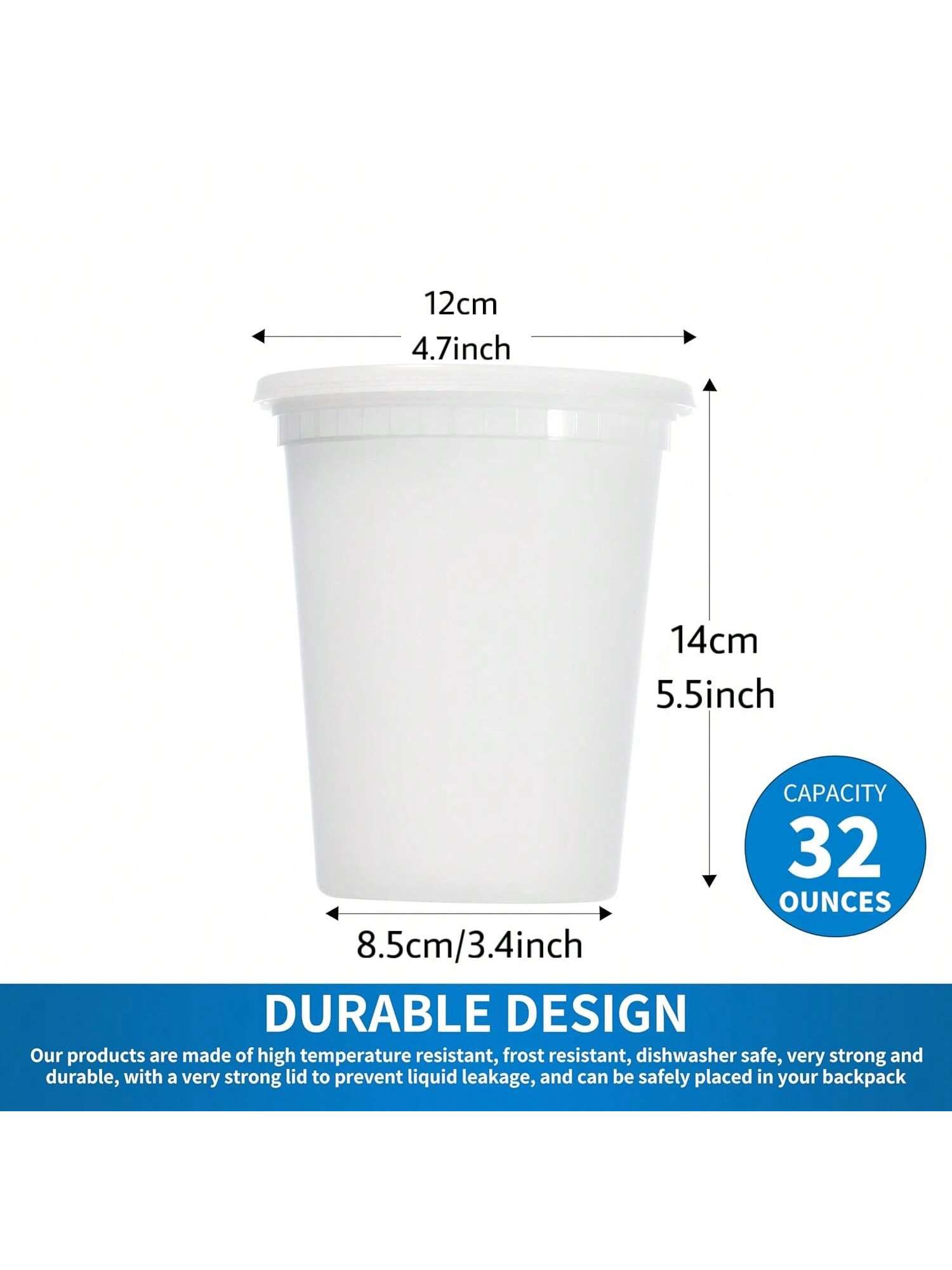 24 Pak 32oz wadah Deli dengan  - Meal Prep Day ulasan dan harga