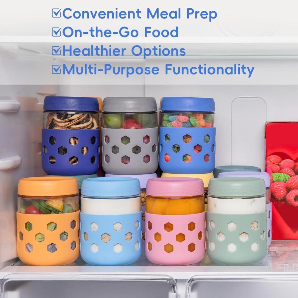 Stoples Kaca dengan Selubung S - Meal Prep Overnight Oats ulasan dan harga