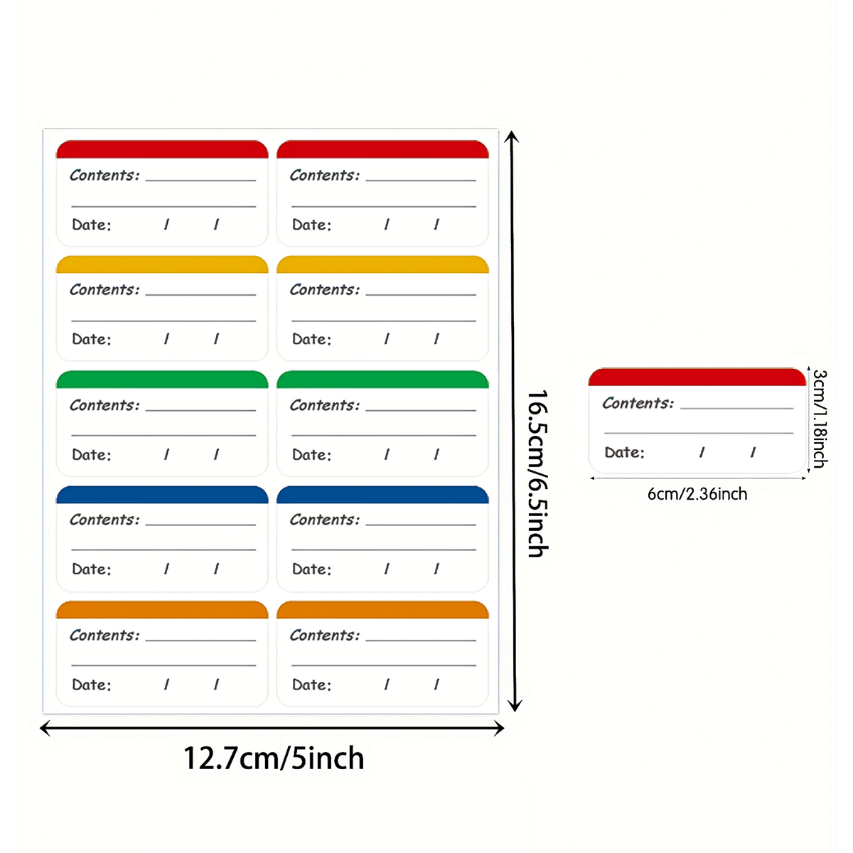 100Pcs Label Freezer Mudah Dil - Meal Prep Easy ulasan dan harga