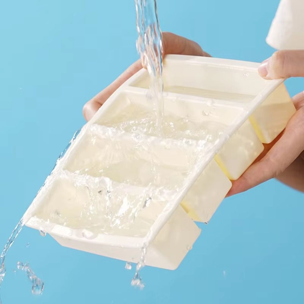 Cetakan Es Silikon 4 Kotak Bes - Meal Prep Freezer ulasan dan harga