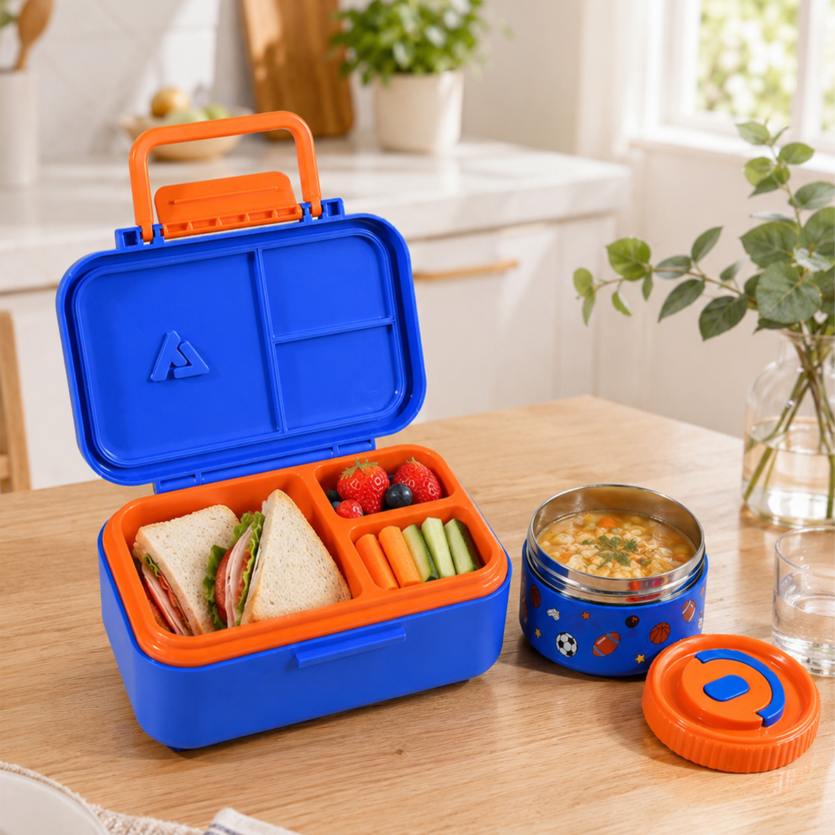 Kotak Makan Siang Bento dengan - Meal Prep Day ulasan dan harga