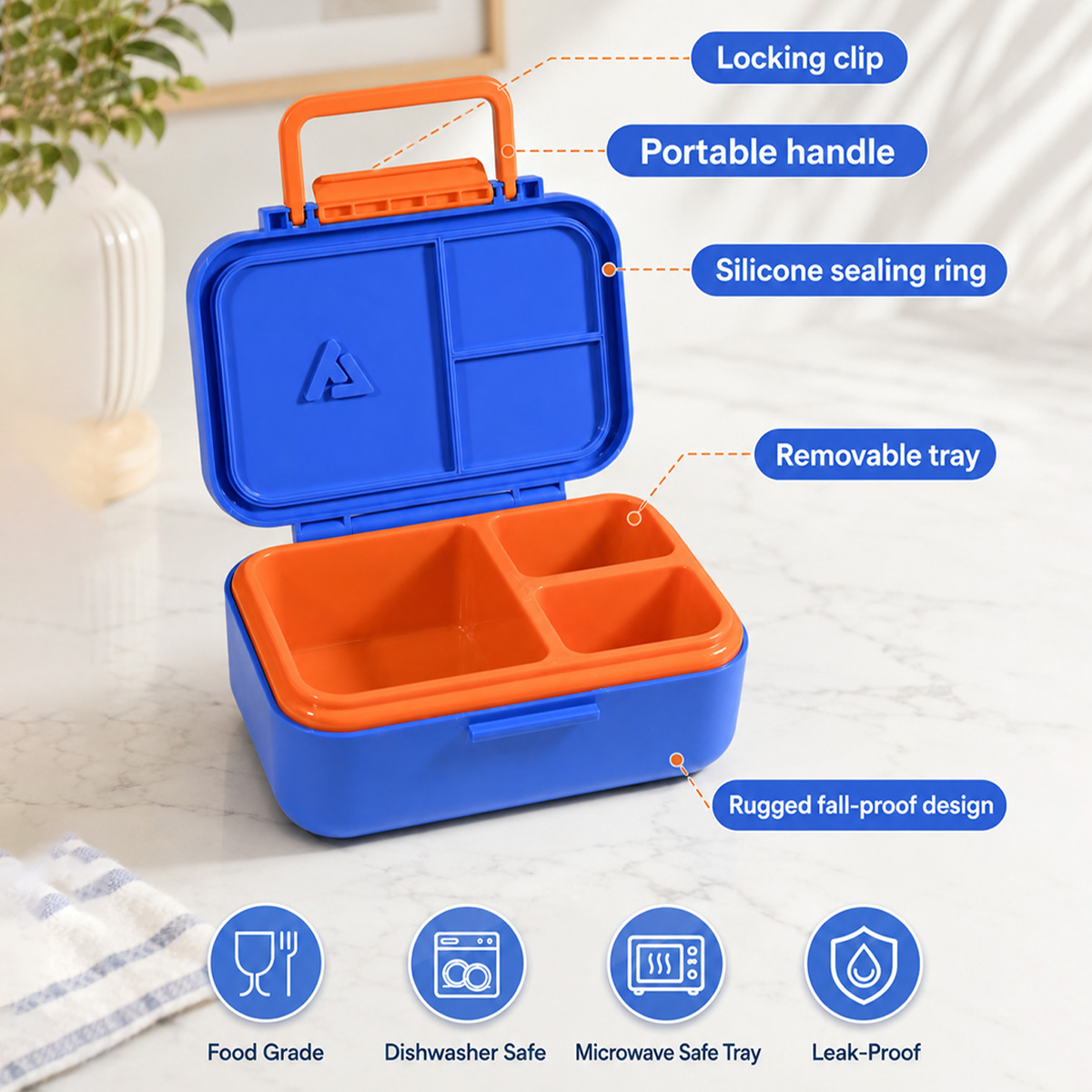 Kotak Makan Siang Bento dengan - Meal Prep Day ulasan dan harga