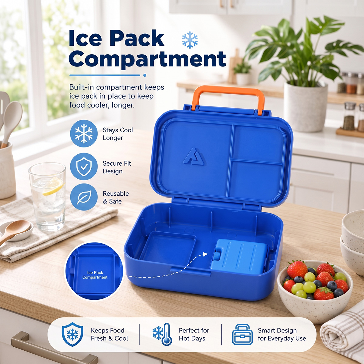Kotak Makan Siang Bento dengan - Meal Prep Day ulasan dan harga