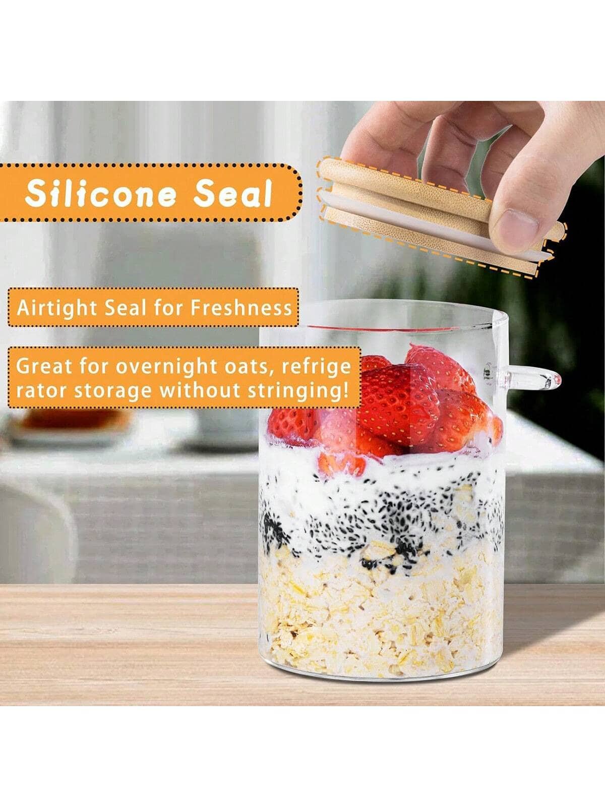 4 Wadah Penyimpanan Makanan Ka - Meal Prep Overnight Oats ulasan dan harga