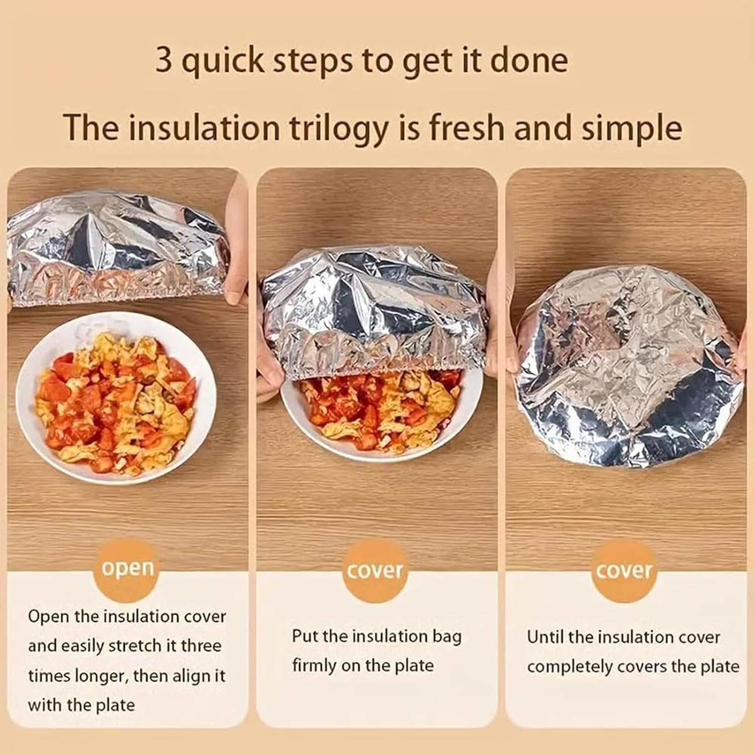 Penutup Makanan Aluminium Foil - Meal Prep Day ulasan dan harga