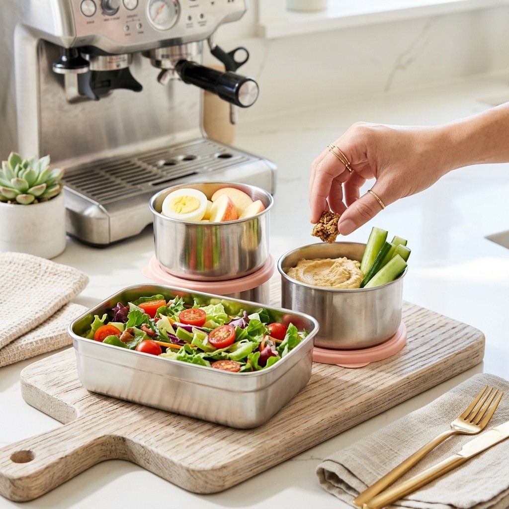 Kotak Makan Siang Anti Karat 3 - Meal Prep Day ulasan dan harga
