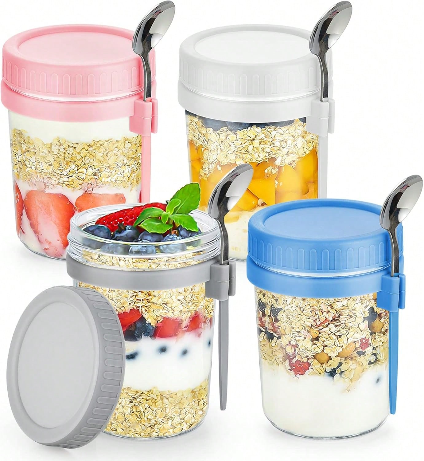 4 Wadah Overnight Oats Dengan  - Meal Prep Overnight Oats ulasan dan harga