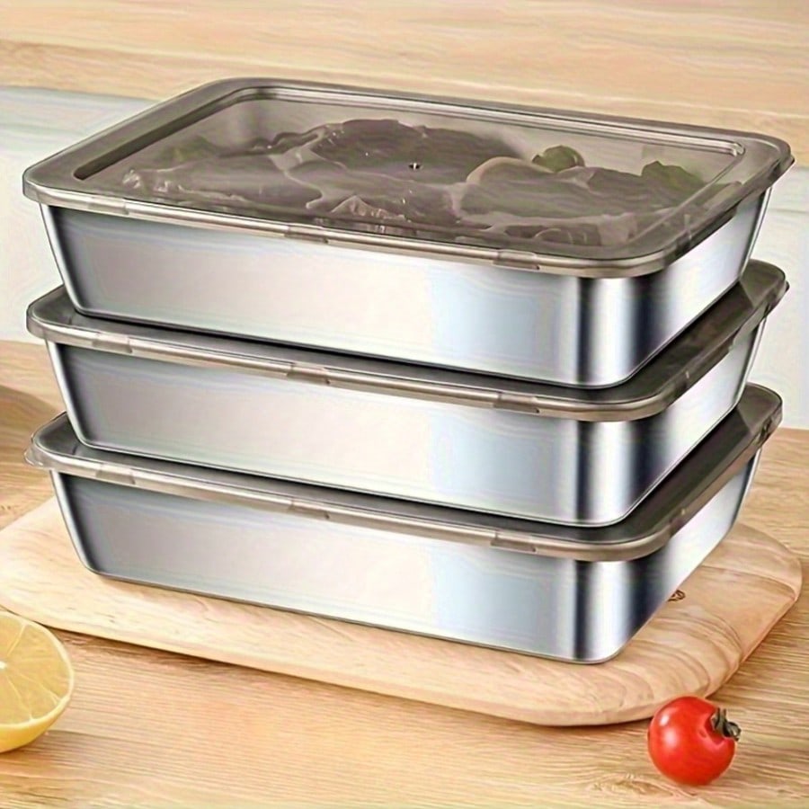 6pcs (3 Kotak + 3 Tutup) Set W - Meal Prep Easy ulasan dan harga