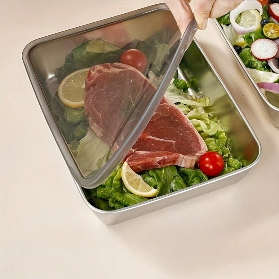6pcs (3 Kotak + 3 Tutup) Set W - Meal Prep Easy ulasan dan harga