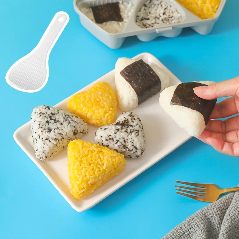 Alat Beras Sushi Cinta Segitig - Meal Prep Rice ulasan dan harga