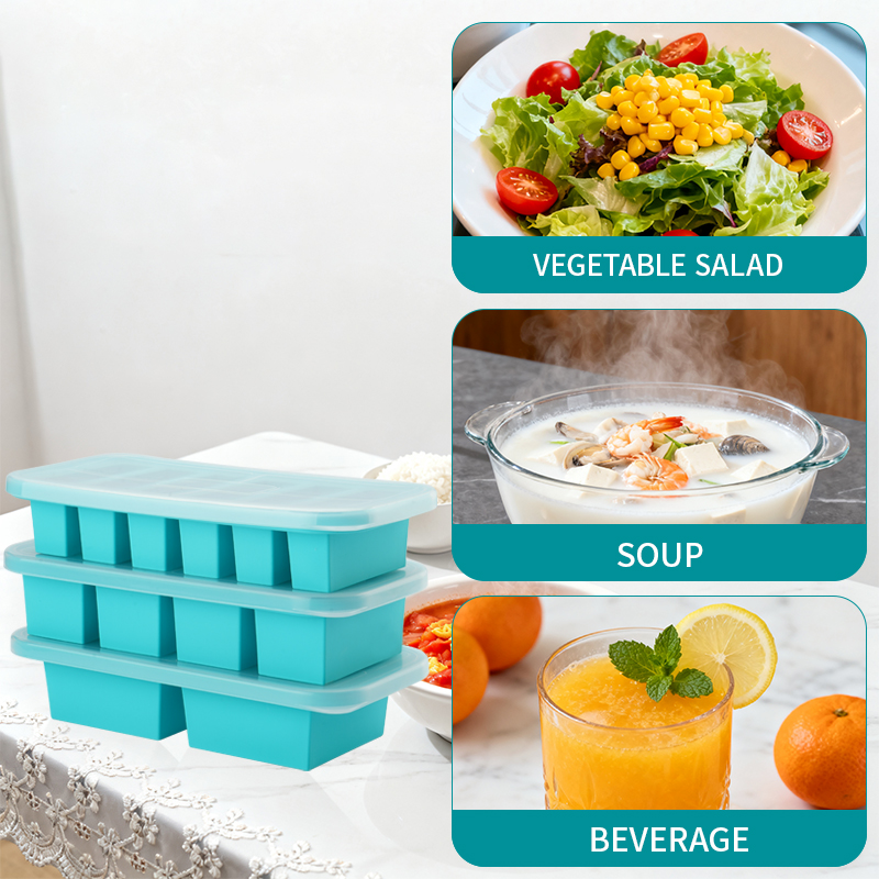 Cetakan Baki Beku Silikon 2 at - Meal Prep Freezer ulasan dan harga