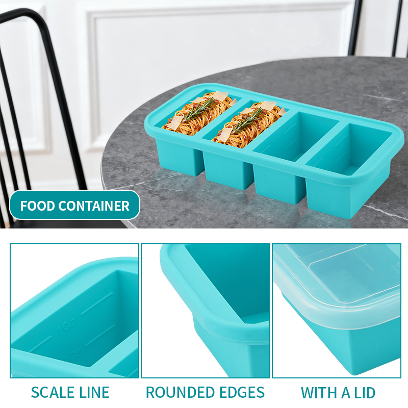 Cetakan Baki Beku Silikon 2 at - Meal Prep Freezer ulasan dan harga