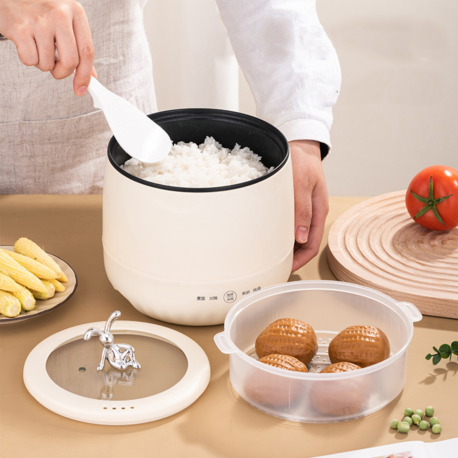 Penanak Nasi Mini Listrik Pint - Meal Prep Rice ulasan dan harga