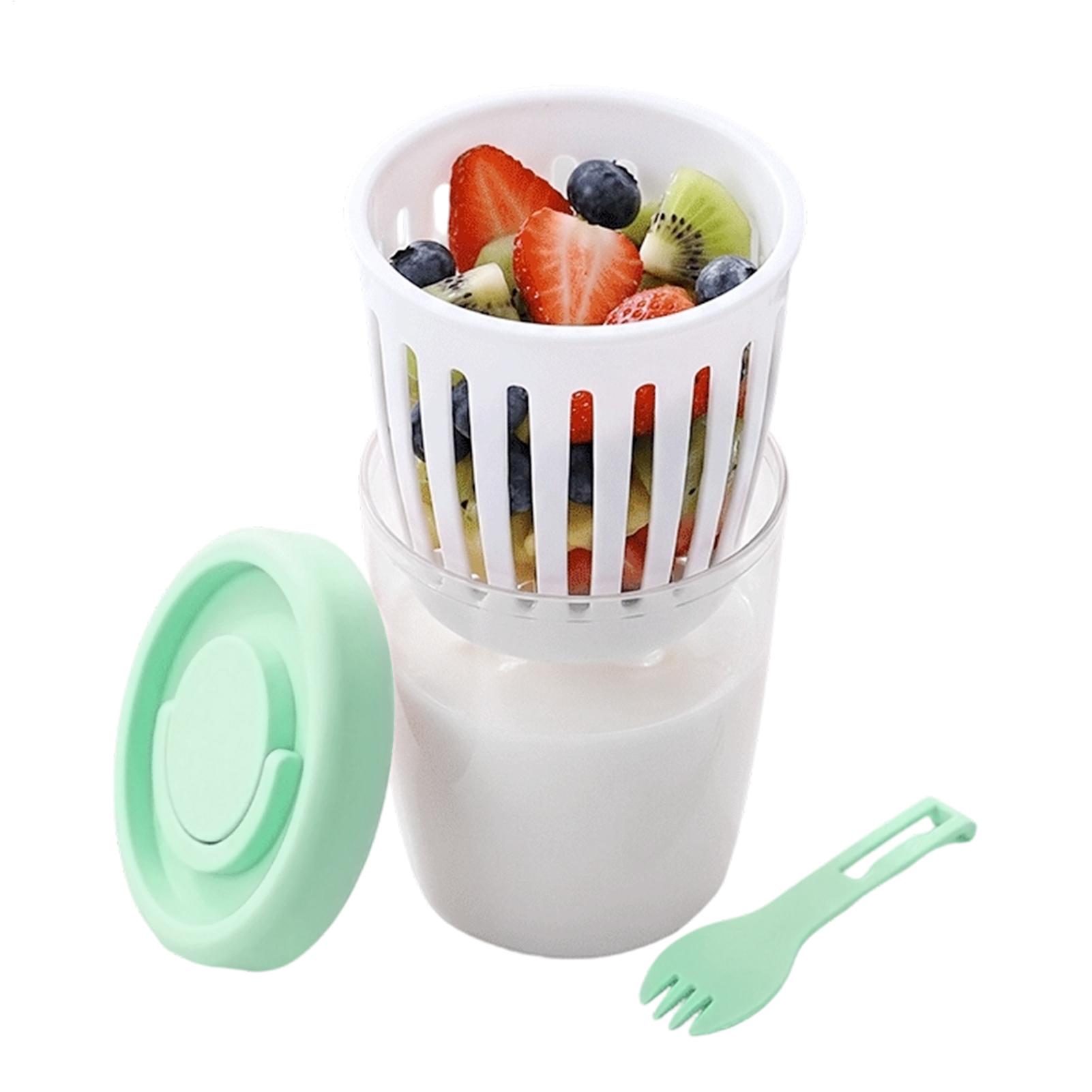 Cangkir Yogurt Dengan Tutup, W - Meal Prep Overnight Oats ulasan dan harga
