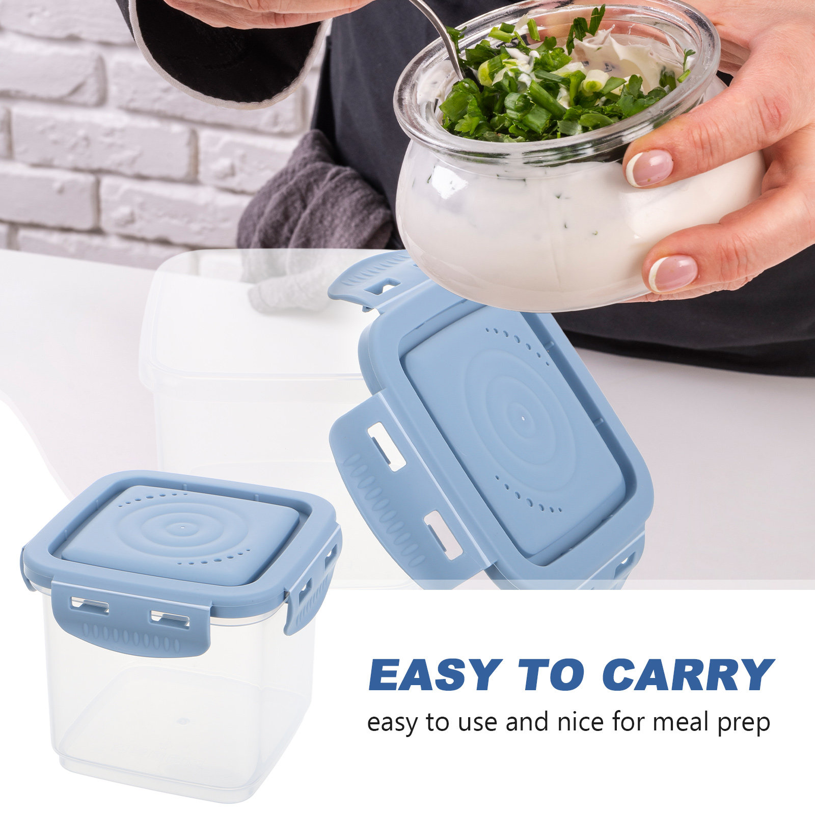 Wadah Penyimpanan Sup 600Ml, A - Meal Prep Rice ulasan dan harga