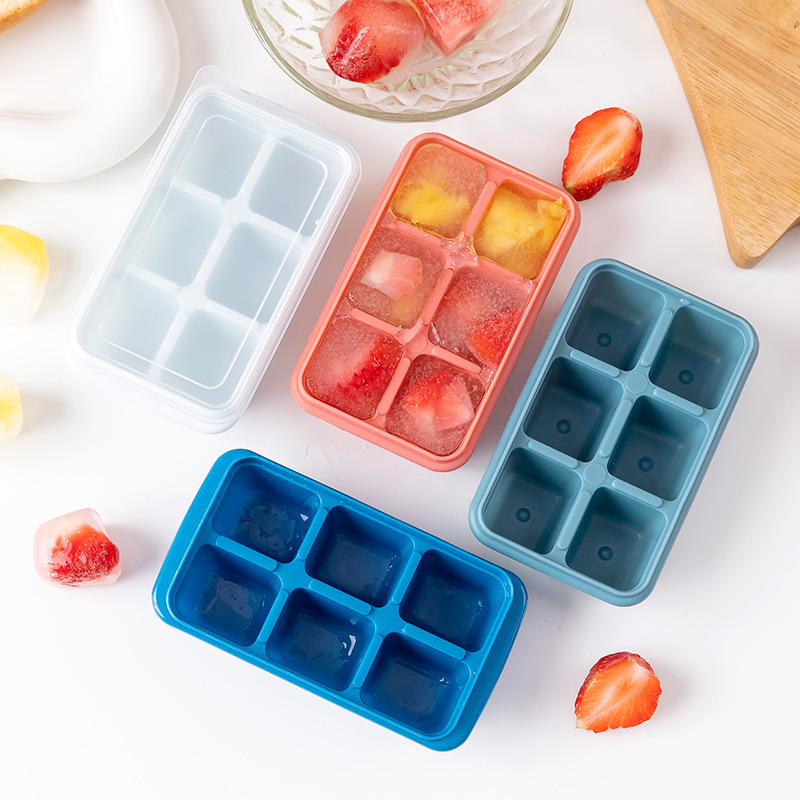 Nampan es batu silikon dengan  - Meal Prep Freezer ulasan dan harga