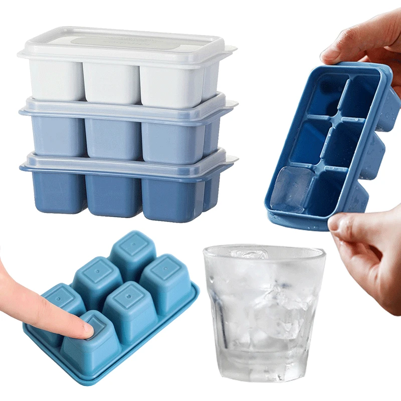Nampan es batu silikon dengan  - Meal Prep Freezer ulasan dan harga