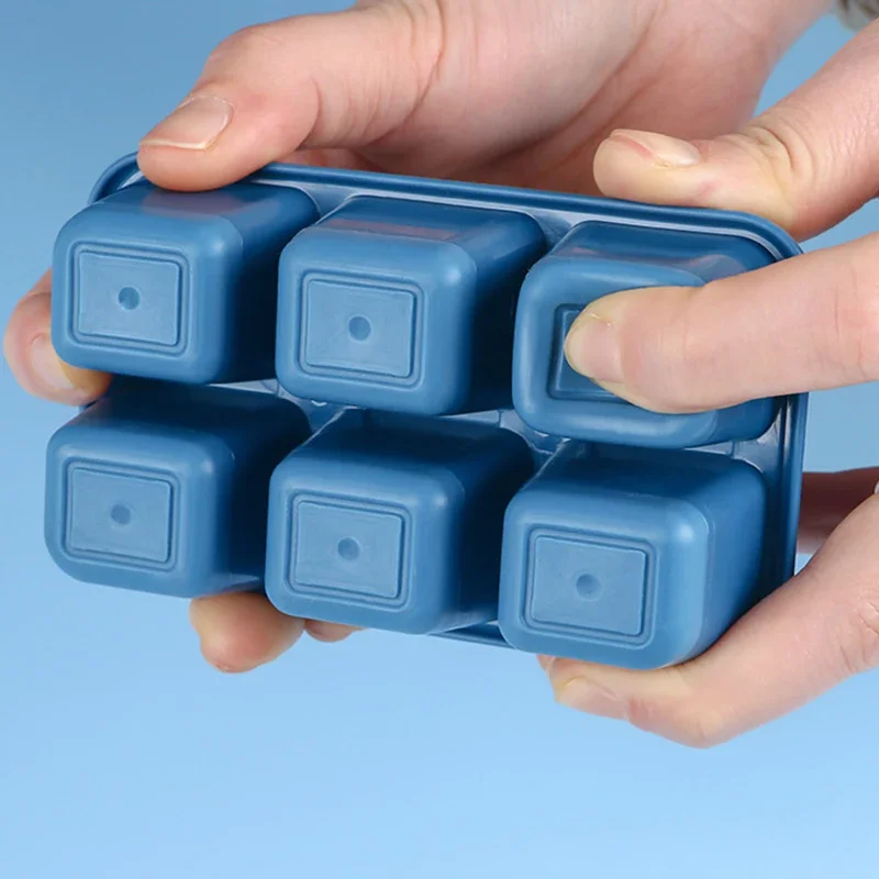 Nampan es batu silikon dengan  - Meal Prep Freezer ulasan dan harga