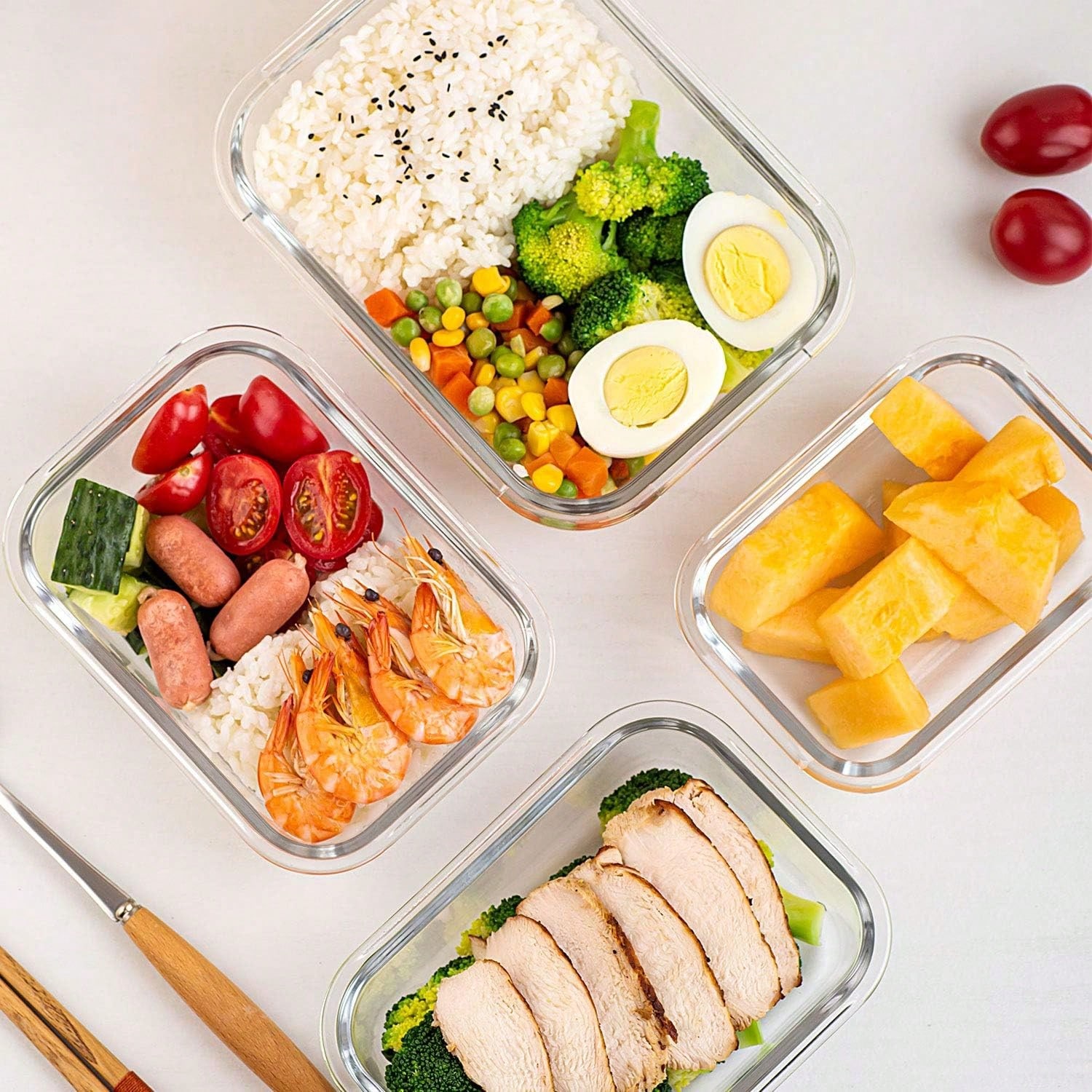10 Wadah Makanan Kaca, Wadah P - Meal Prep Day ulasan dan harga