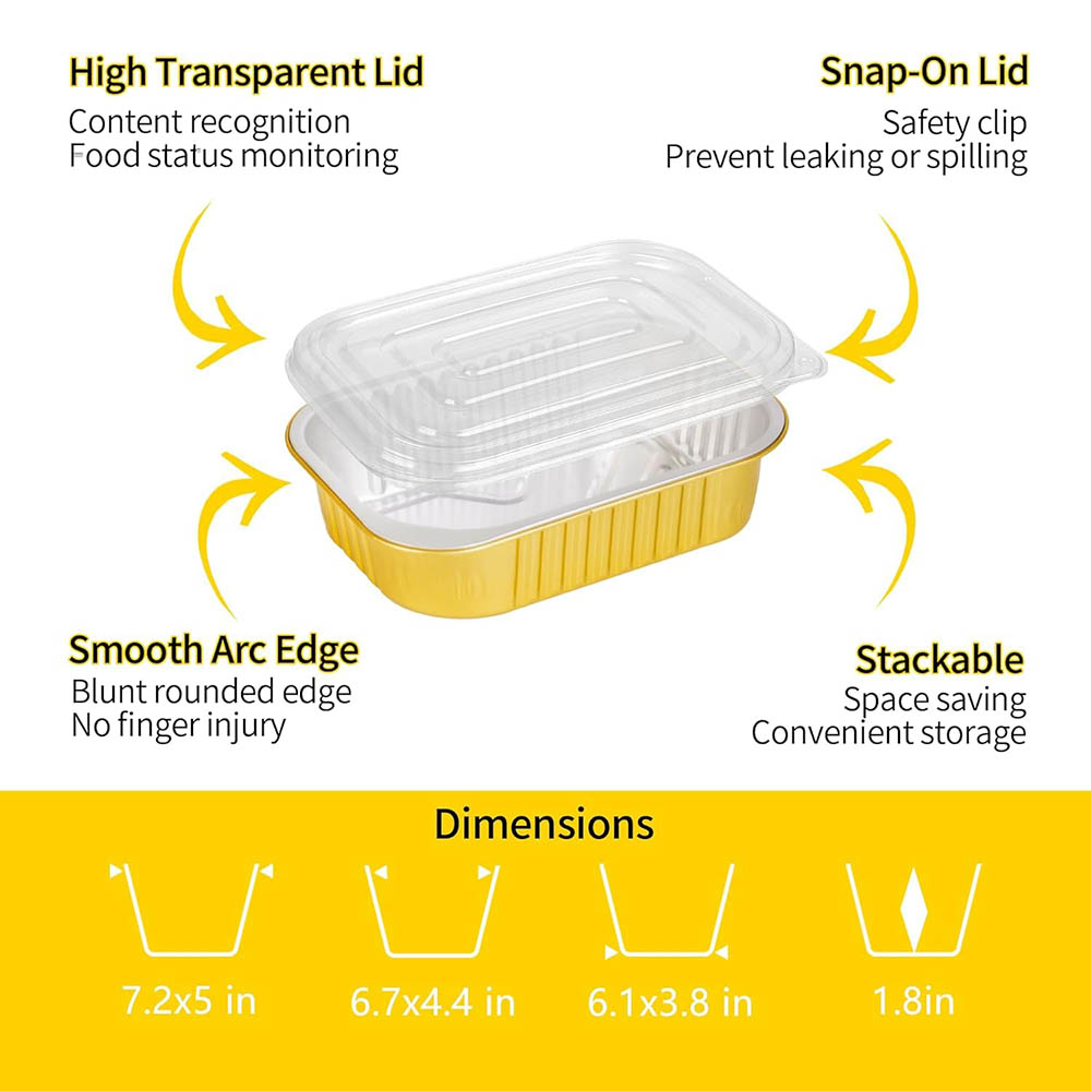 Panci Aluminium Kecil dengan T - Meal Prep Freezer ulasan dan harga