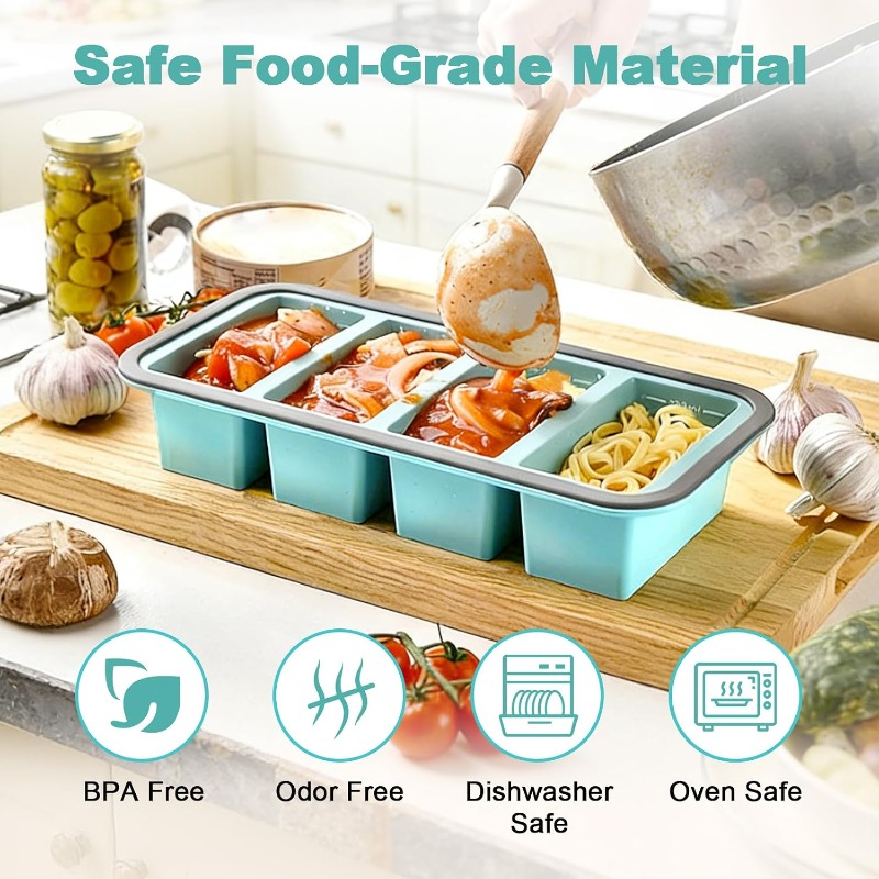 Cetakan Es Silikon dengan Tutu - Meal Prep Freezer ulasan dan harga