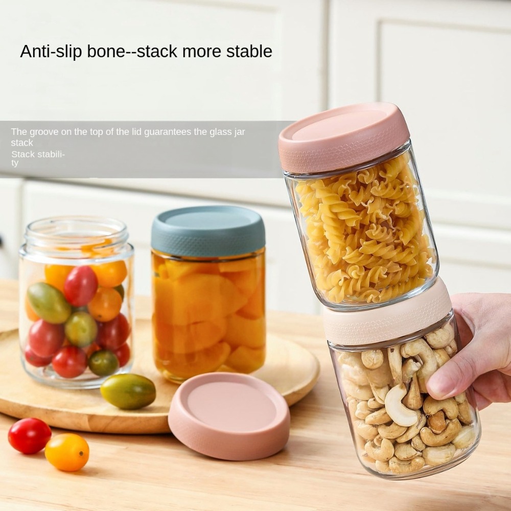 2pcs Wadah Overnight Oats 480m - Meal Prep Overnight Oats ulasan dan harga