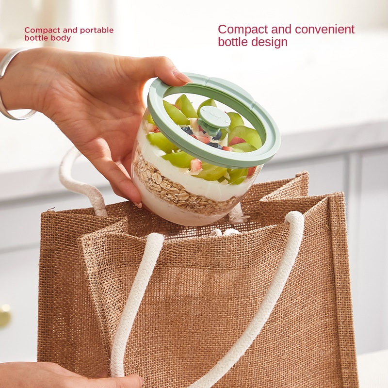 Wadah Oatmeal Semalaman dari K - Meal Prep Overnight Oats ulasan dan harga