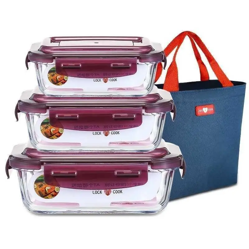 Kotak Makan Siang Pyrex Aman u - Glass Container Set ulasan dan harga