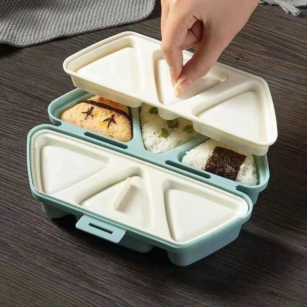 Cetakan Onigiri Segitiga 6 Lub - Meal Prep Rice ulasan dan harga
